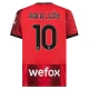 AC Milan Rafa Leao #10 Fotballdrakter 2023-24 Hjemmedrakt Mann