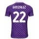 ACF Fiorentina Gonzalez #22 Fotballdrakter 2023-24 Hjemmedrakt Mann