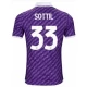 ACF Fiorentina Sottil #33 Fotballdrakter 2023-24 Hjemmedrakt Mann