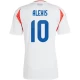 Alexis Sánchez #10 Chile Fotballdrakter Copa America 2024 Bortedrakt Mann