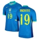 Andreas #19 Brasil Fotballdrakter Copa America 2024 Bortedrakt Mann