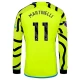 Arsenal FC Fotballdrakter 2023-24 Martinelli #11 Bortedrakt Mann Langermet