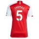 Arsenal FC Thomas #5 Fotballdrakter 2023-24 Hjemmedrakt Mann