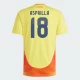 Asprilla #18 Colombia Fotballdrakter Copa America 2024 Hjemmedrakt Mann