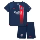 Barn Paris Saint-Germain PSG Kylian Mbappé #7 Fotballdrakter 2023-24 Hjemmedraktsett