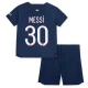 Barn Paris Saint-Germain PSG Lionel Messi #30 Fotballdrakter 2023-24 Hjemmedraktsett