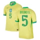 Bruno G. #5 Brasil Fotballdrakter Copa America 2024 Hjemmedrakt Mann