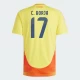 C. Borja #17 Colombia Fotballdrakter Copa America 2024 Hjemmedrakt Mann