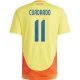 Cuadrado #11 Colombia Fotballdrakter Copa America 2024 Hjemmedrakt Mann