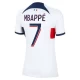 Dame Paris Saint-Germain PSG Fotballdrakter 2023-24 Kylian Mbappé #7 Bortedrakt