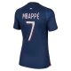 Dame Paris Saint-Germain PSG Kylian Mbappé #7 Fotballdrakter 2023-24 Hjemmedrakt