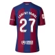 FC Barcelona Lamine Yamal #27 Fotballdrakter 2023-24 Hjemmedrakt Mann