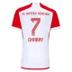 FC Bayern München Serge Gnabry #7 Fotballdrakter 2023-24 Hjemmedrakt Mann