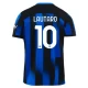 Inter Milan Lautaro Martínez #10 Fotballdrakter 2023-24 Hjemmedrakt Mann