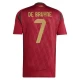 Kevin De Bruyne #7 Belgia Fotballdrakter EM 2024 Hjemmedrakt Mann