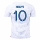 Kylian Mbappé #10 Frankrike Fotballdrakter VM 2022 Bortedrakt Mann