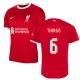 Liverpool FC Thiago #6 Fotballdrakter 2023-24 UCL Hjemmedrakt Mann