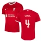 Liverpool FC Virgil van Dijk #4 Fotballdrakter 2023-24 UCL Hjemmedrakt Mann