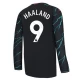 Manchester City Fotballdrakter Erling Haaland #9 2023-24 Tredjedrakt Mann Langermet
