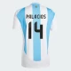 Palacios #14 Argentina Fotballdrakter Copa America 2024 Hjemmedrakt Mann