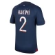 Paris Saint-Germain PSG Achraf Hakimi #2 Fotballdrakter 2023-24 Hjemmedrakt Mann