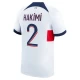 Paris Saint-Germain PSG Fotballdrakter 2023-24 Achraf Hakimi #2 Bortedrakt Mann