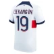 Paris Saint-Germain PSG Fotballdrakter 2023-24 Lee Kang In #19 Bortedrakt Mann