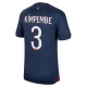 Paris Saint-Germain PSG Kimpembe #3 Fotballdrakter 2023-24 Hjemmedrakt Mann