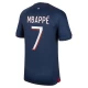 Paris Saint-Germain PSG Kylian Mbappé #7 Fotballdrakter 2023-24 Hjemmedrakt Mann
