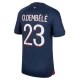 Paris Saint-Germain PSG Ousmane Dembélé #23 Fotballdrakter 2023-24 Hjemmedrakt Mann