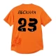 Real Madrid Fotballdrakter David Beckham #23 2023-24 x Y3 Orange Fourthdrakt Mann