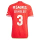 SL Benfica Grimaldo #3 Fotballdrakter 2023-24 UCL Hjemmedrakt Mann