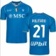 SSC Napoli Politano #21 Fotballdrakter 2023-24 Hjemmedrakt Mann
