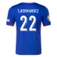 T. Hernandez #22 Frankrike Fotballdrakter EM 2024 Hjemmedrakt Mann